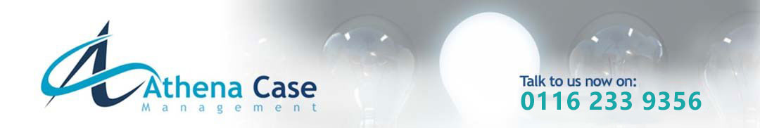 Athena Case Management header banner